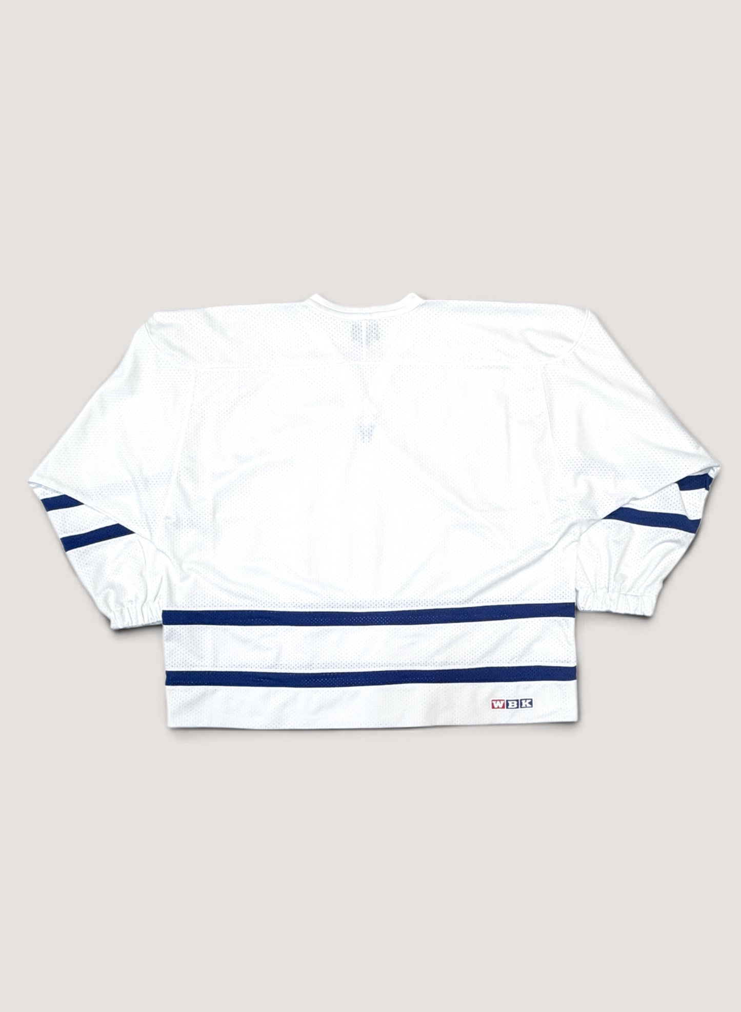 WOODBLOCK LS MESH HOCKEY JERSEY WHITE/BLUE (WB-26AW-001)