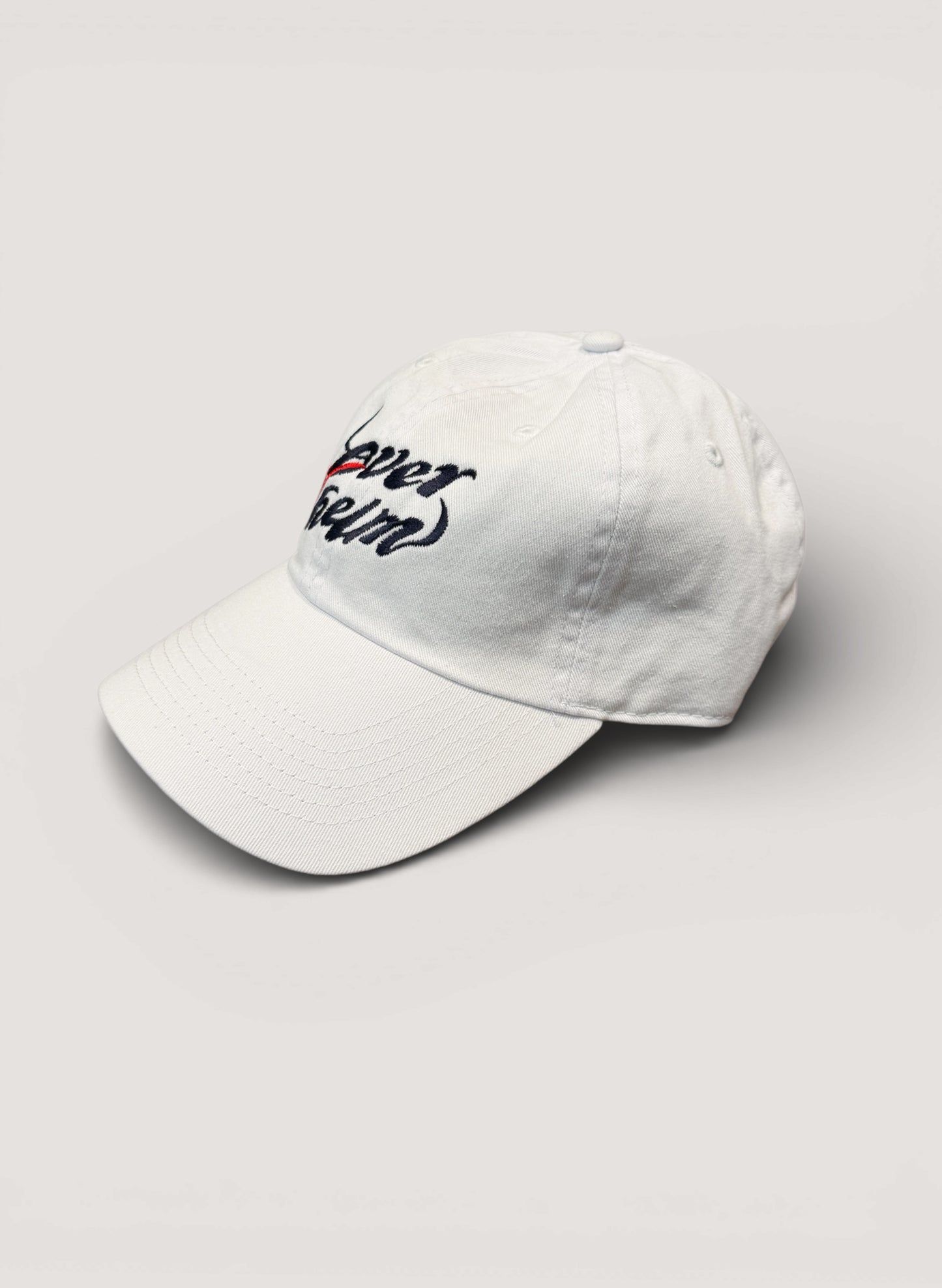 WOODBLOCK x OVERWHELM SOUVENIR CAP WHITE (WB-26SS-008)
