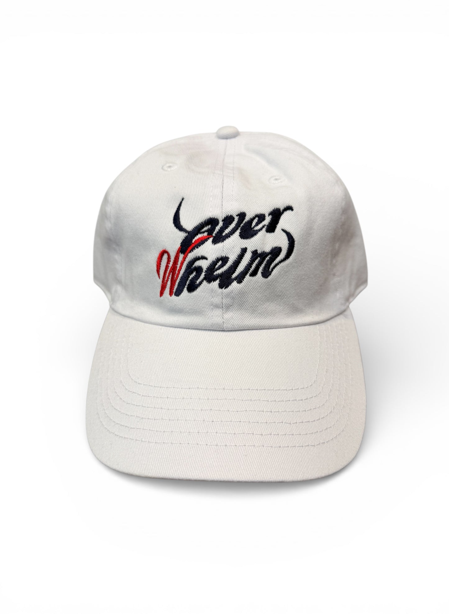 WOODBLOCK x OVERWHELM SOUVENIR CAP WHITE (WB-26SS-008)