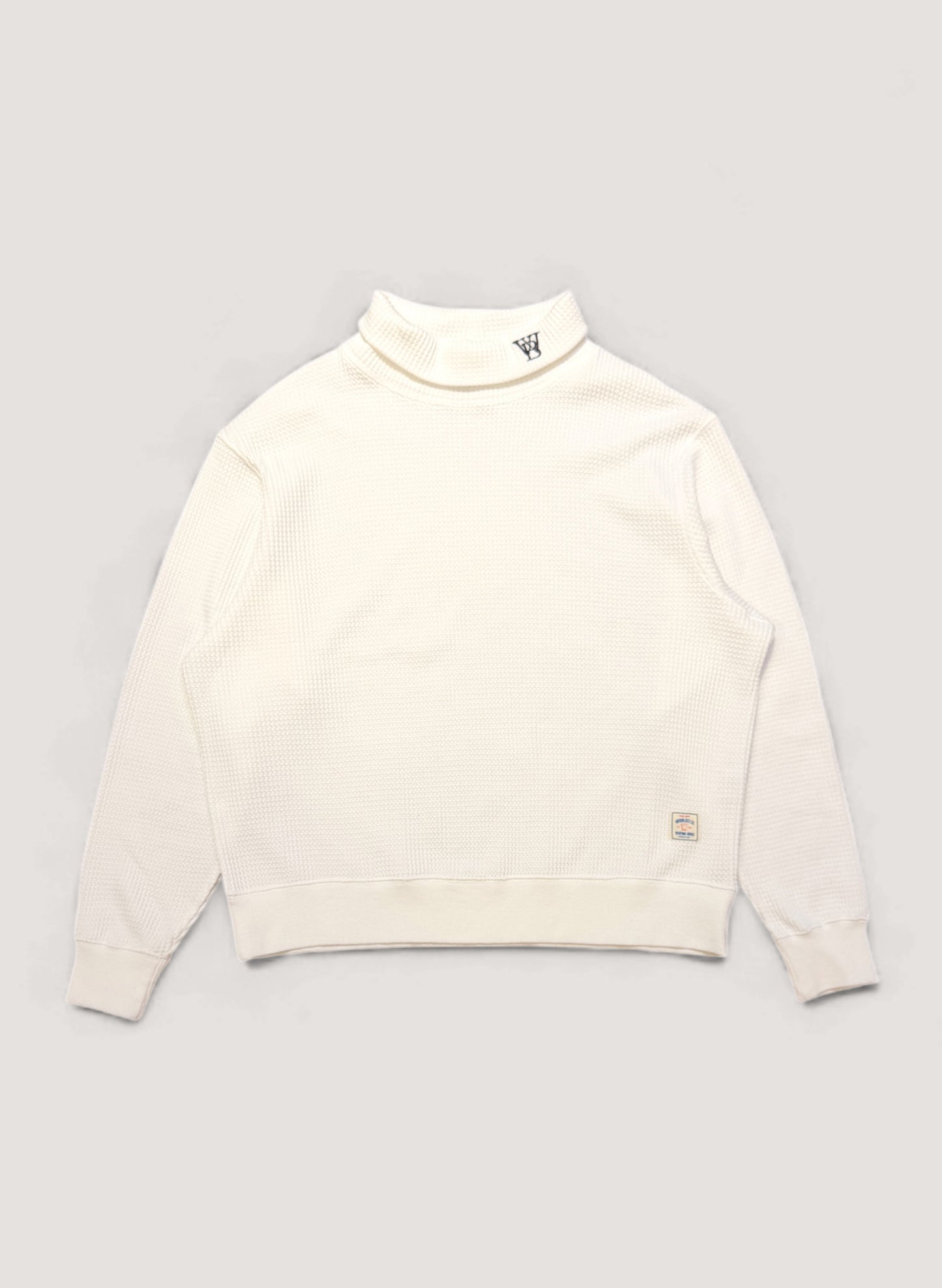 WOODBLOCK THERMAL TURTLE NECK WHITE (WB-25AW-010)