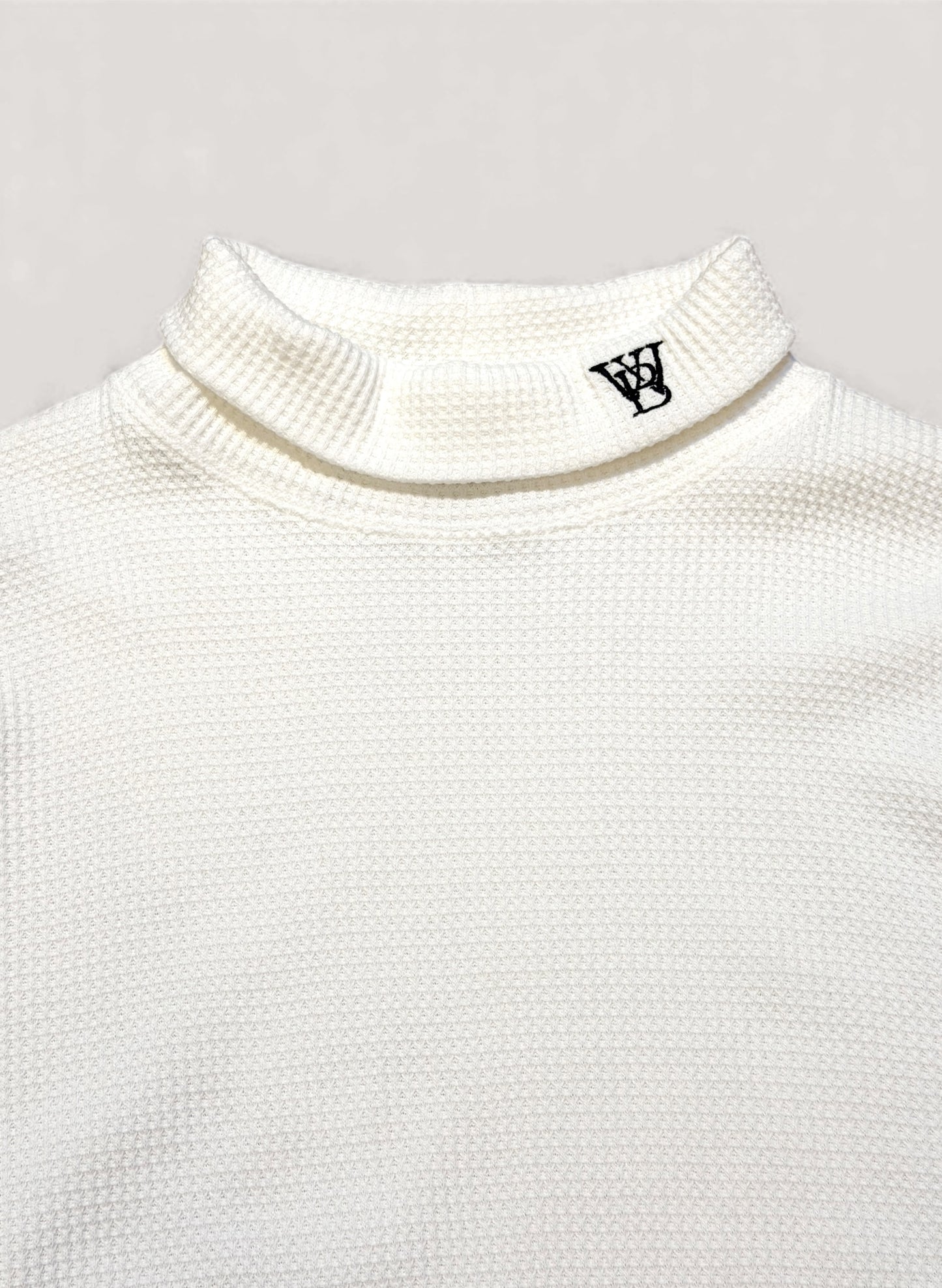 WOODBLOCK THERMAL TURTLE NECK WHITE (WB-25AW-010)