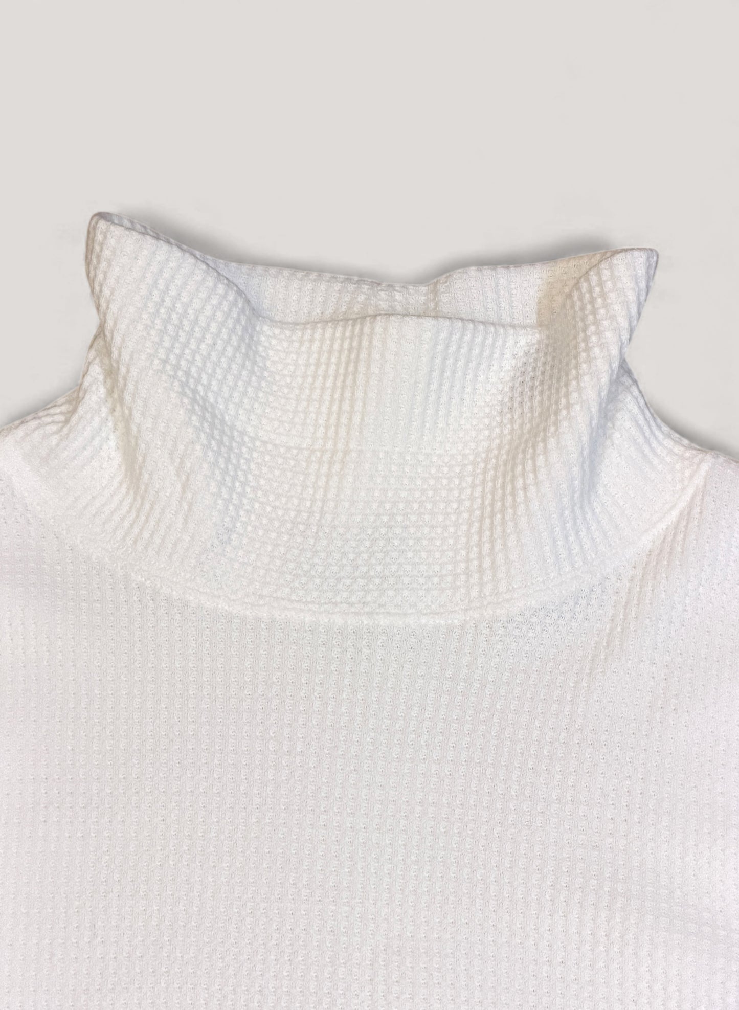WOODBLOCK THERMAL TURTLE NECK WHITE (WB-25AW-010)