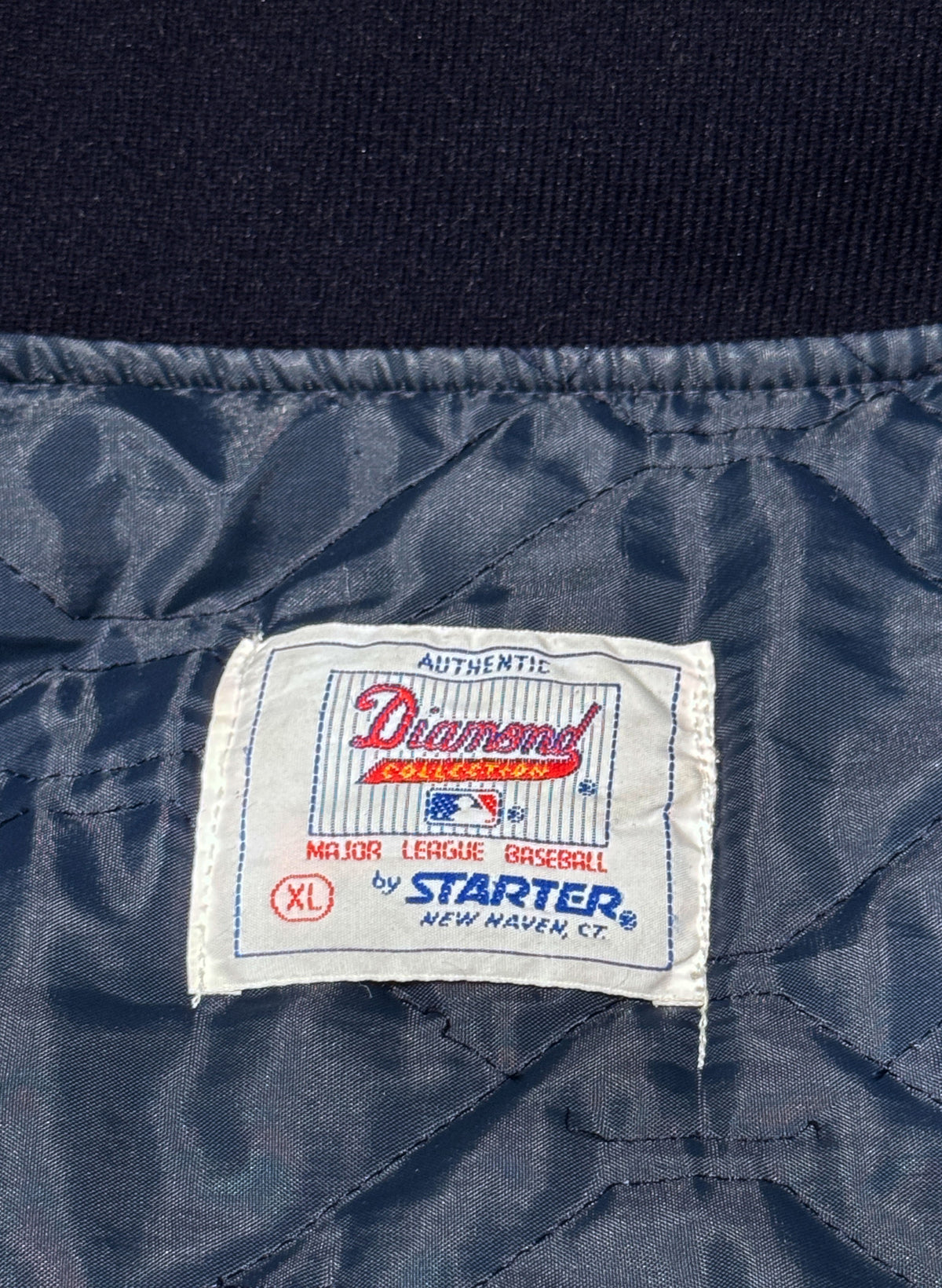 (SUP-842) STARTER MLB NEW YORK YANKEES NYLON STADIUM JACKET - XL - MADE IN U.S.A.