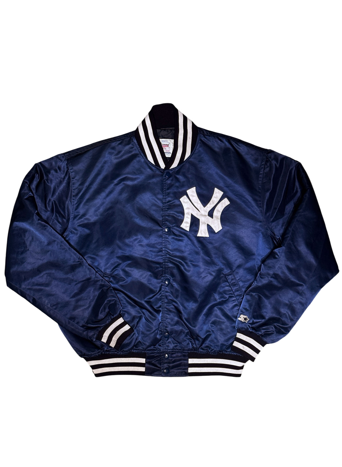 (SUP-842) STARTER MLB NEW YORK YANKEES NYLON STADIUM JACKET - XL - MADE IN U.S.A.