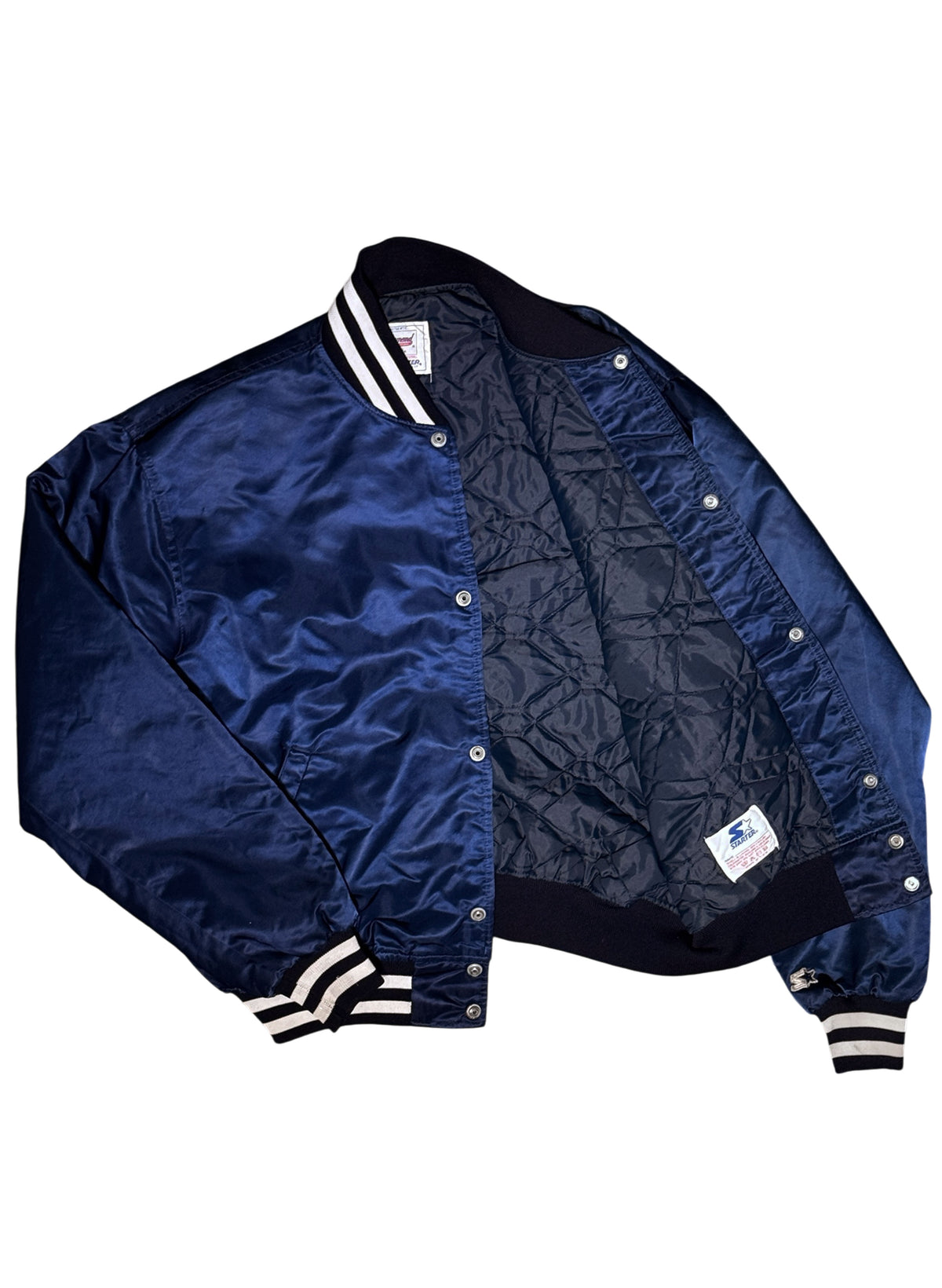 (SUP-842) STARTER MLB NEW YORK YANKEES NYLON STADIUM JACKET - XL - MADE IN U.S.A.