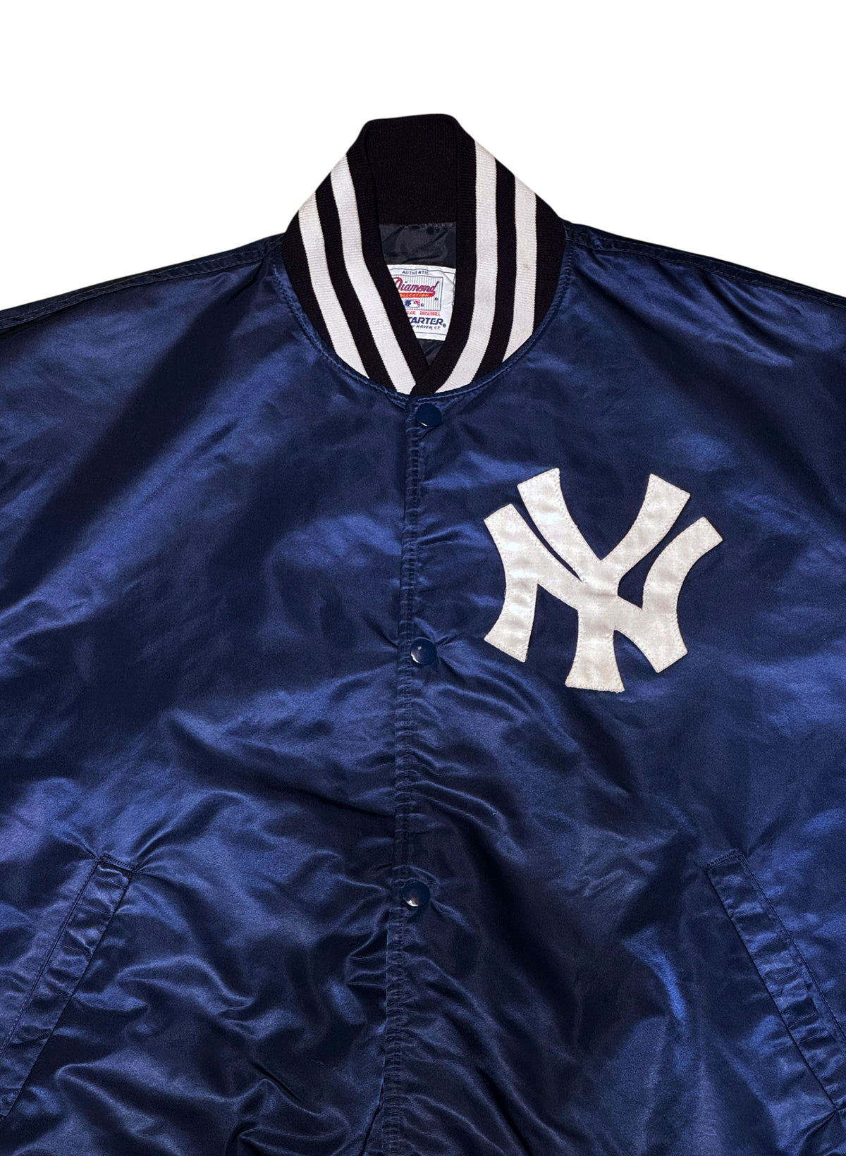 (SUP-842) STARTER MLB NEW YORK YANKEES NYLON STADIUM JACKET - XL - MADE IN U.S.A.