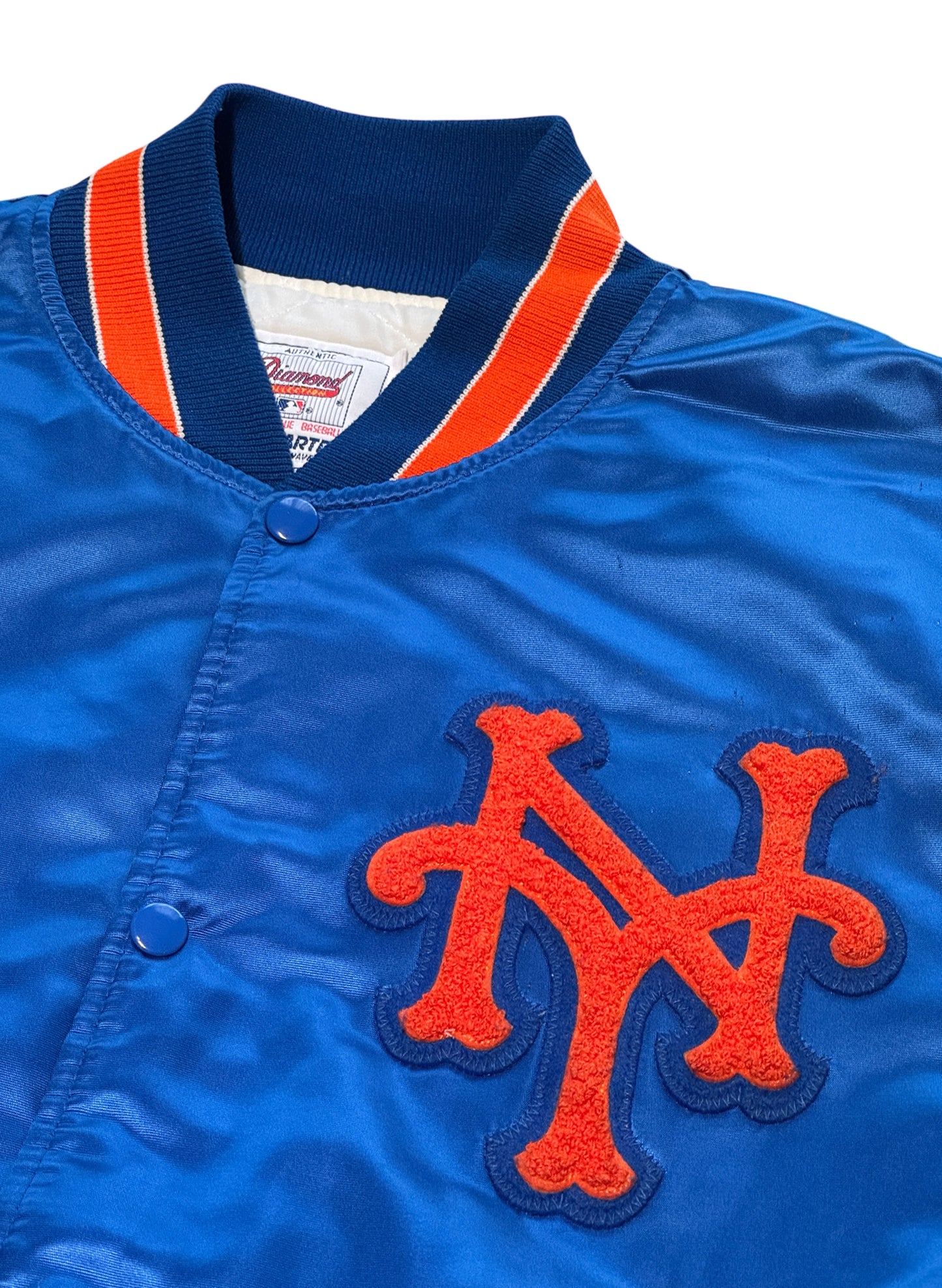 (SUP-536) NEW YORK METS NYLON STADIUM JACKET - MADE IN U.S.A.