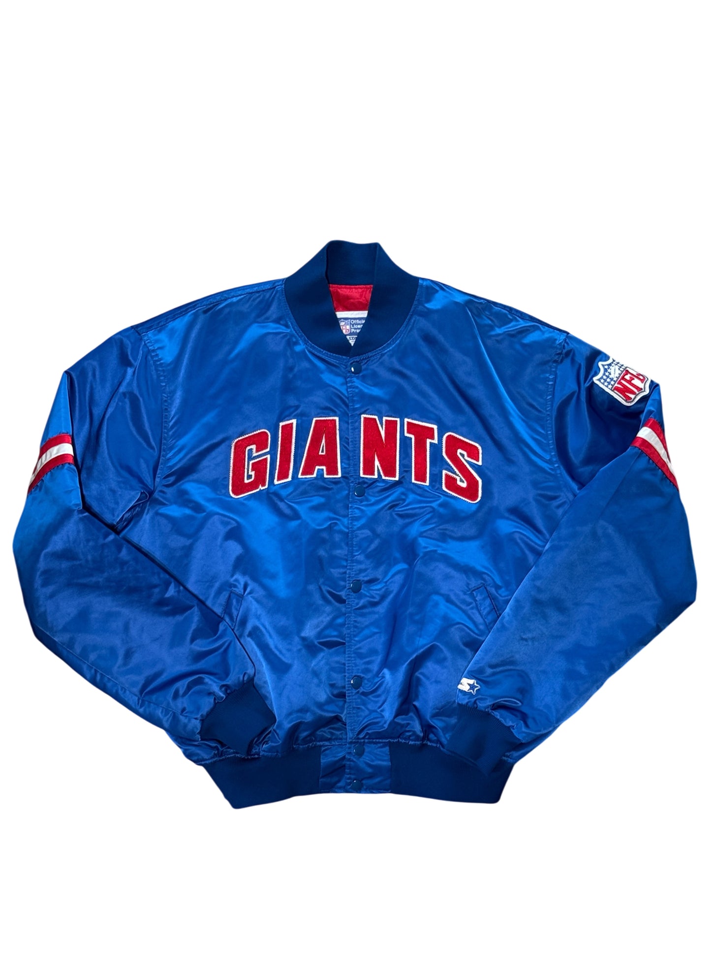 (SUP-785) STARTER NFL NEW YORK GIANTS NYLON STADIUM JACKET - XXL