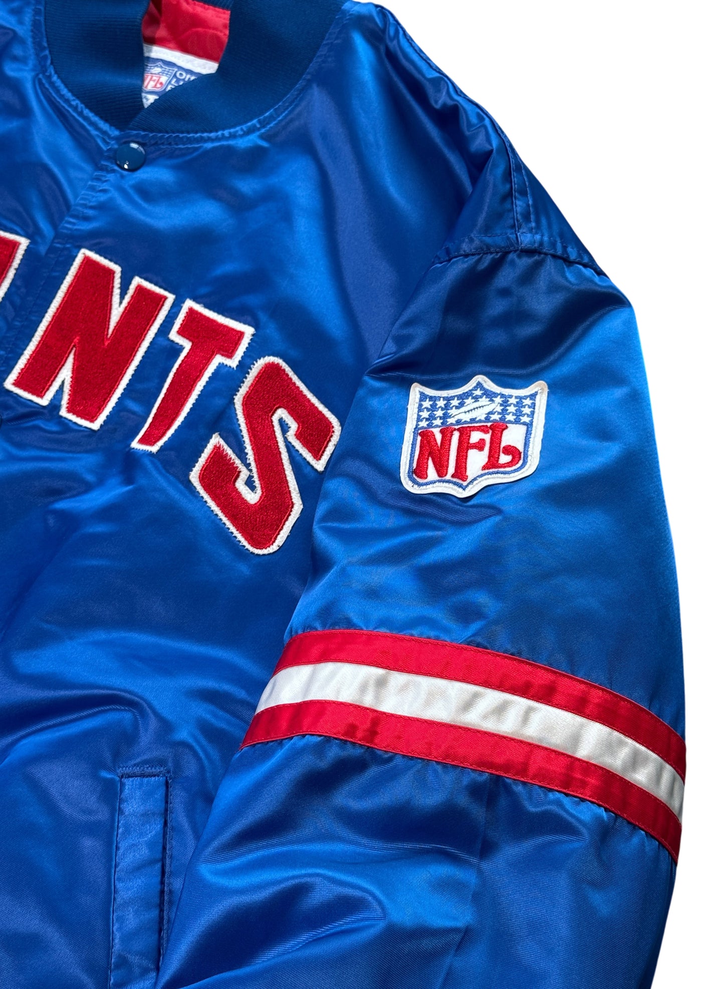 (SUP-785) STARTER NFL NEW YORK GIANTS NYLON STADIUM JACKET - XXL