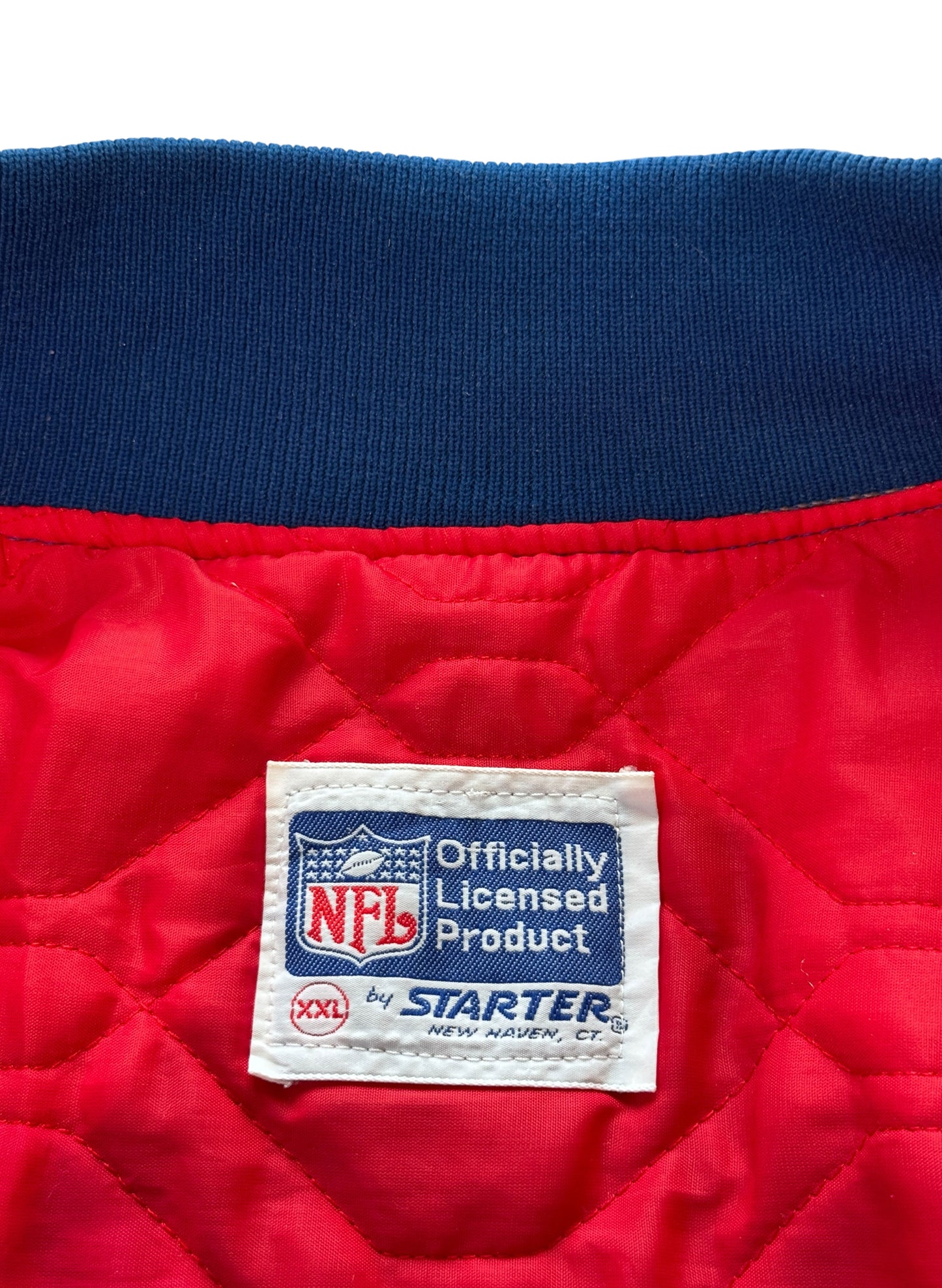 (SUP-785) STARTER NFL NEW YORK GIANTS NYLON STADIUM JACKET - XXL