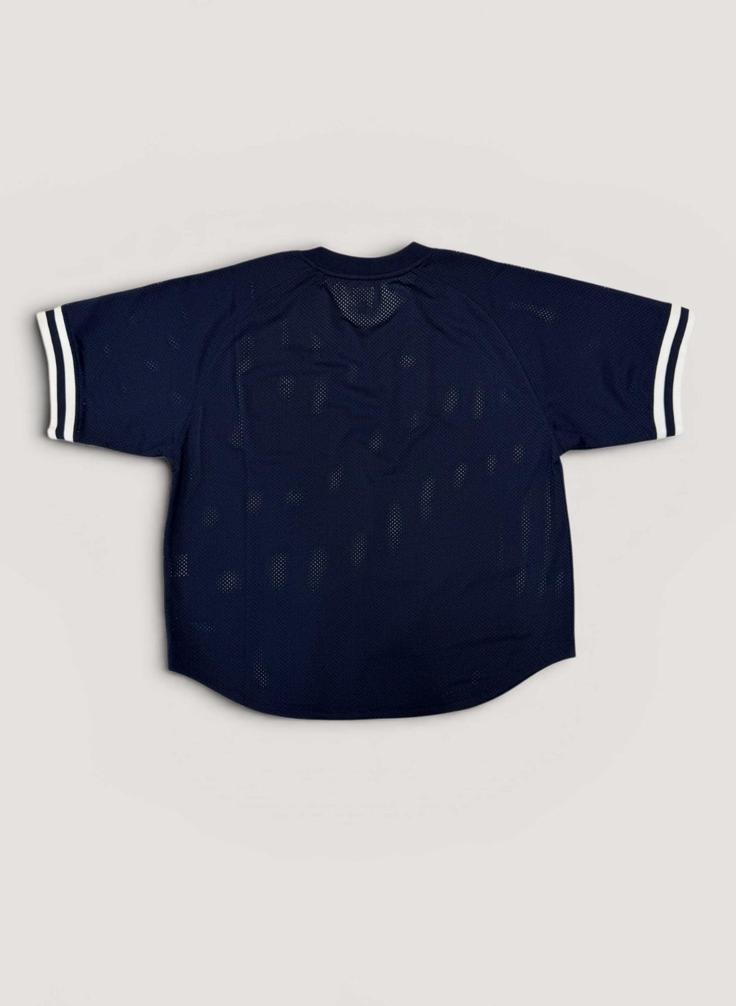 WOODBLOCK x MASTERPIECE SOUND V-NECK GAME SHIRT NAVY (WB-26SS-022)