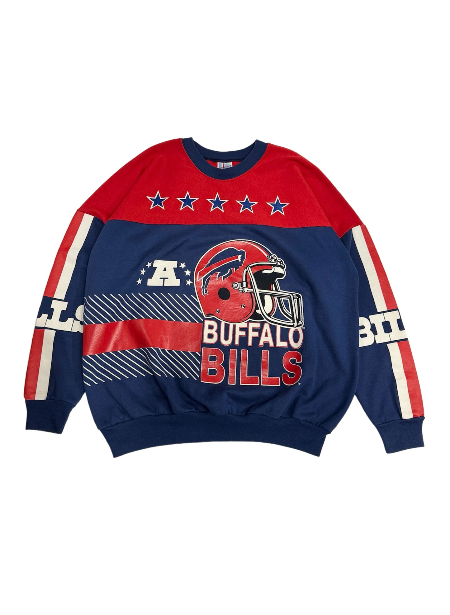 (SUP-114)  BUFFALO BILLS PANEL SWEAT  (XL)