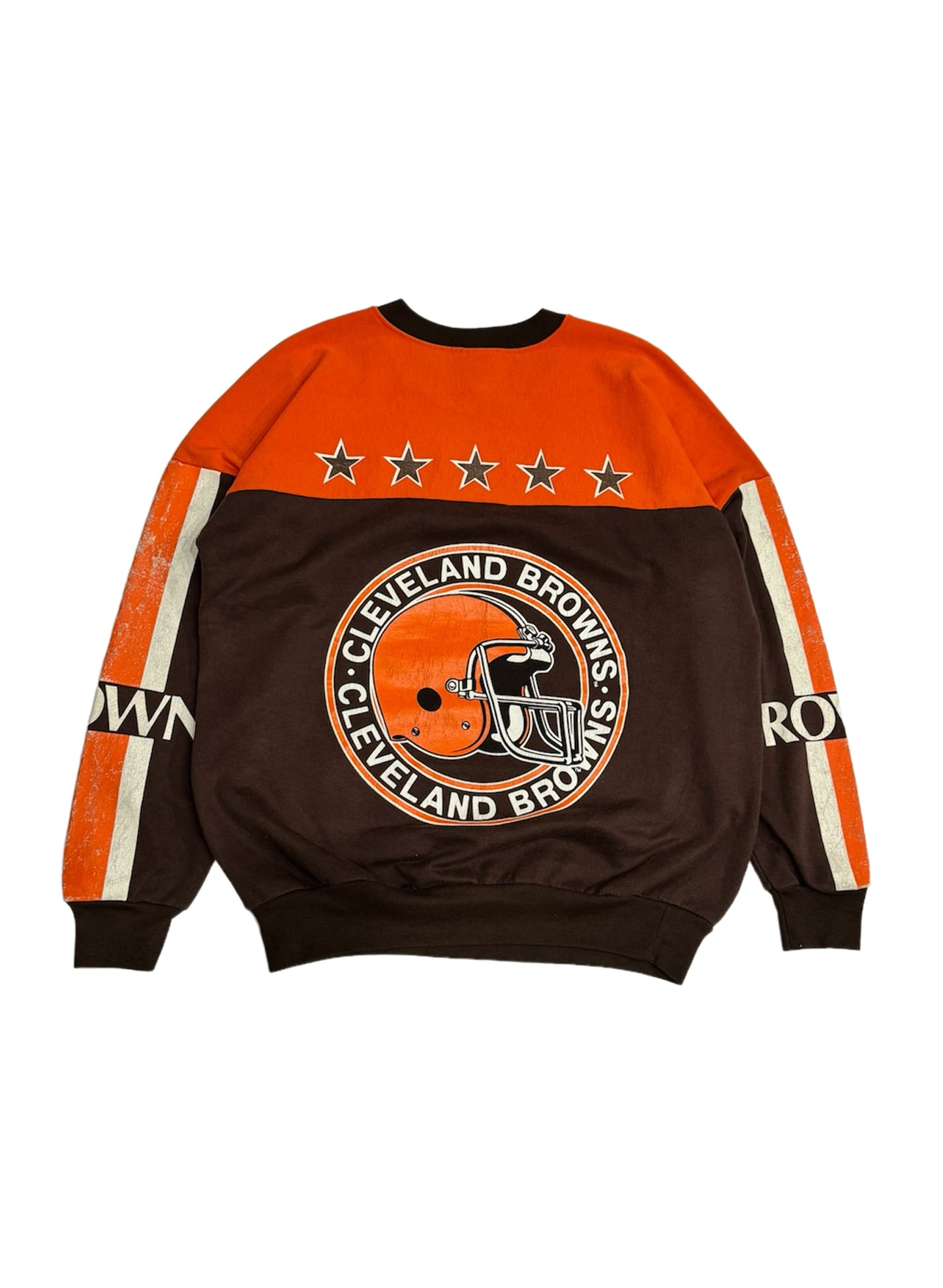 (SUP-113)  CLEVELAND BROWNS PANEL SWEAT  (L)