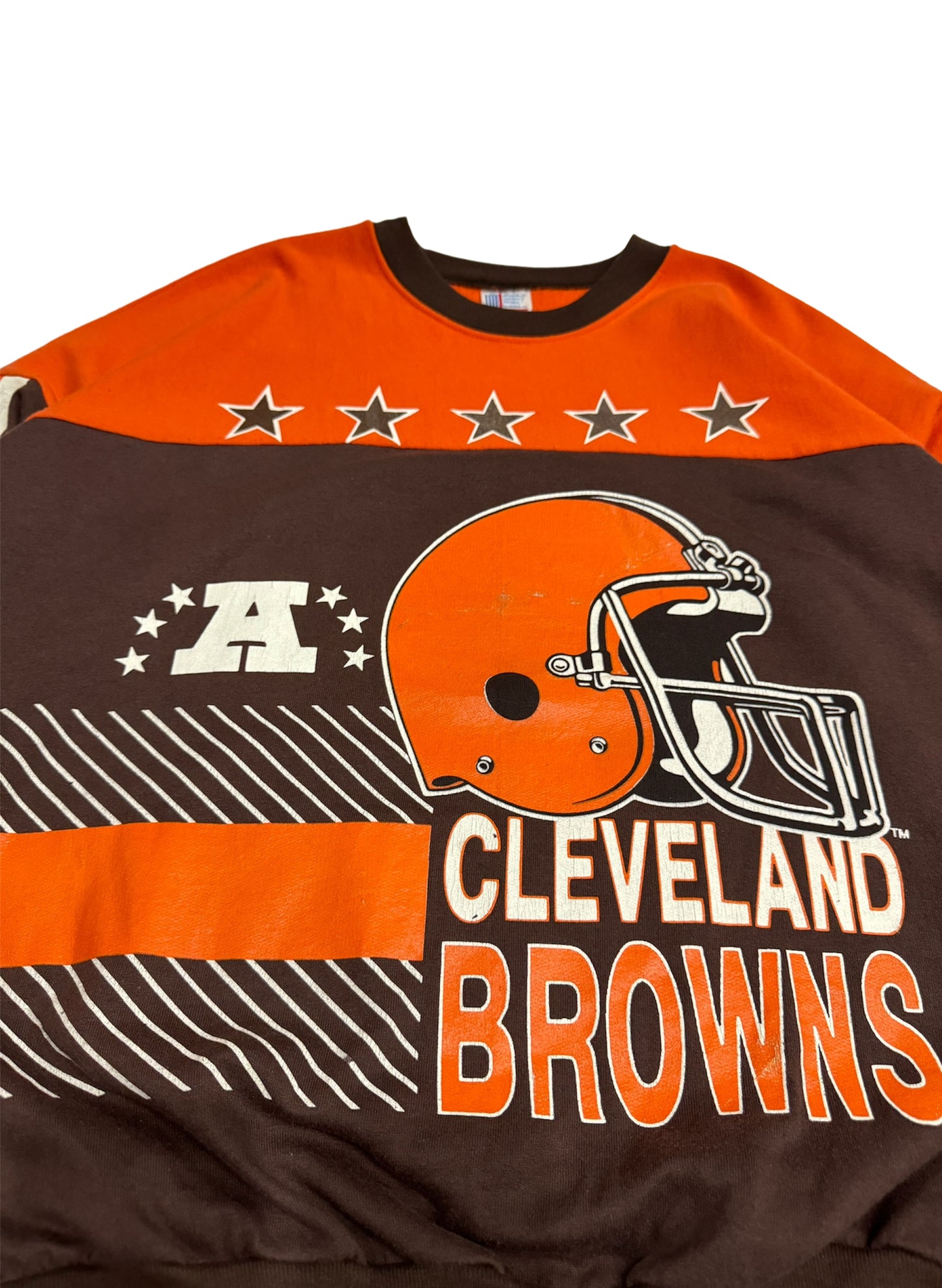 (SUP-113)  CLEVELAND BROWNS PANEL SWEAT  (L)