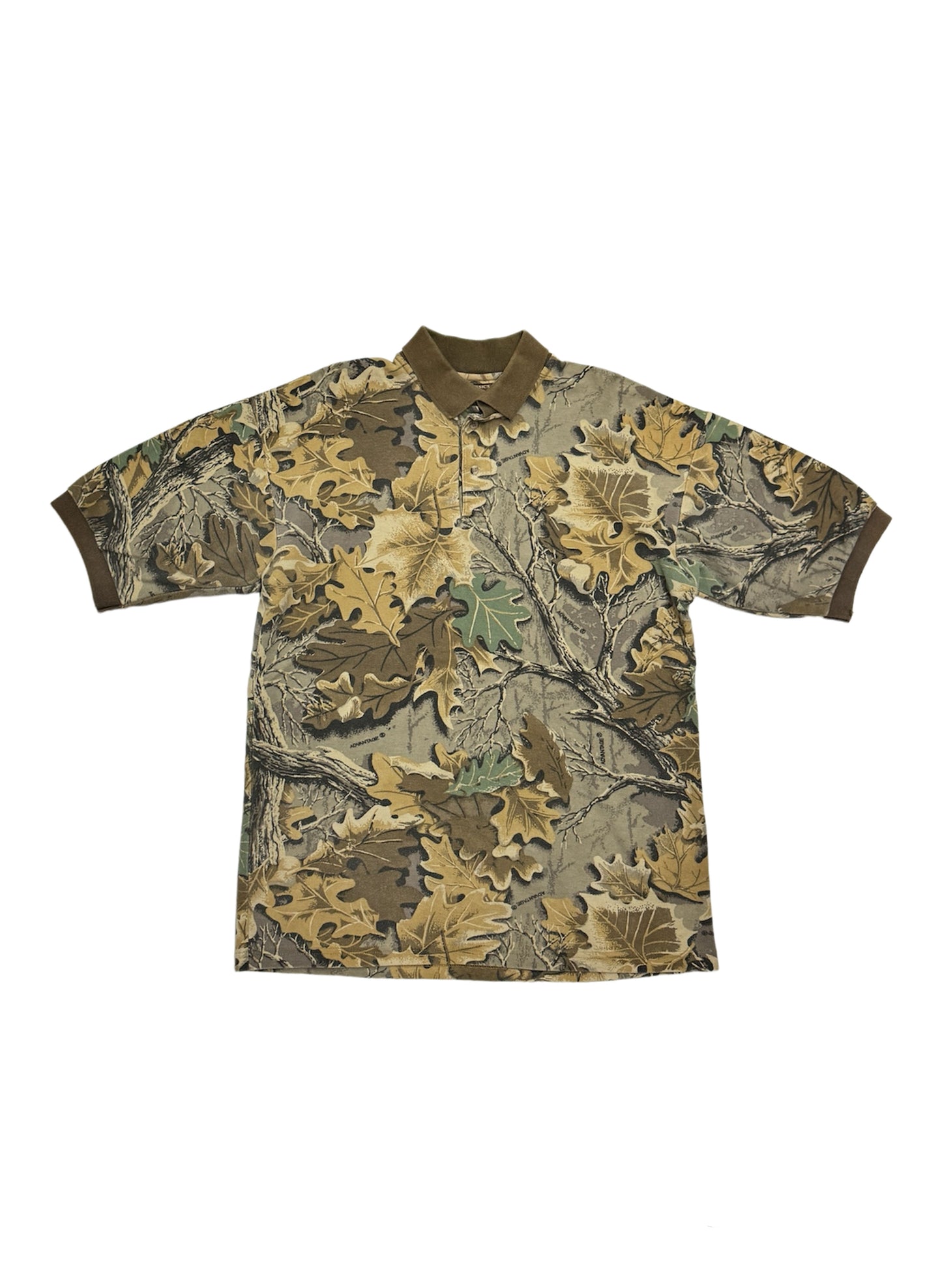 (SUP-112)  REAL TREE CAMO POLO  (L)