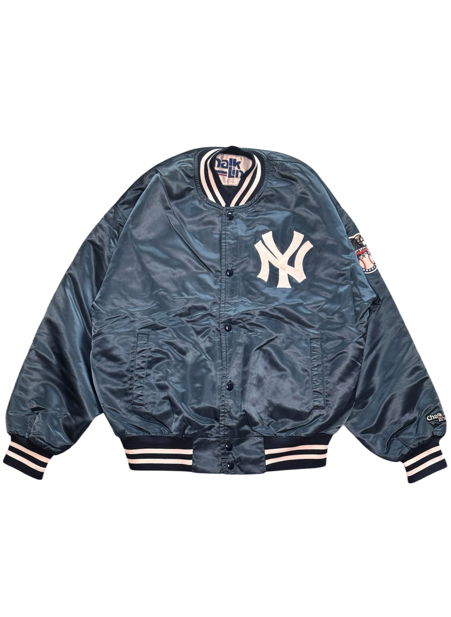 (SUP-531) Chalk Line NEW YORK YANKEES NYLON STADIUM JACKET - MADE IN U.S.A.