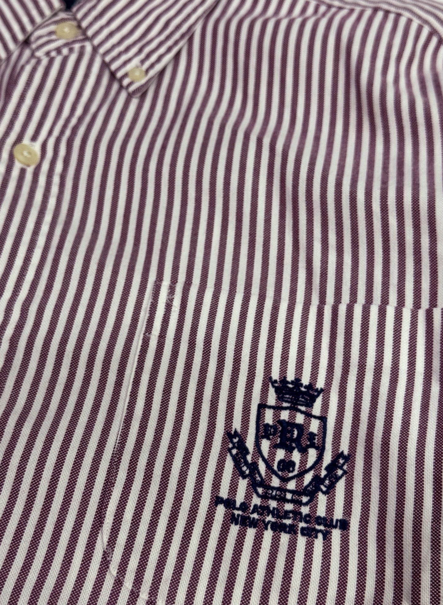 (SUP-118)  POLO RALPH LAUREN STRIPE SHIRT  (XL)