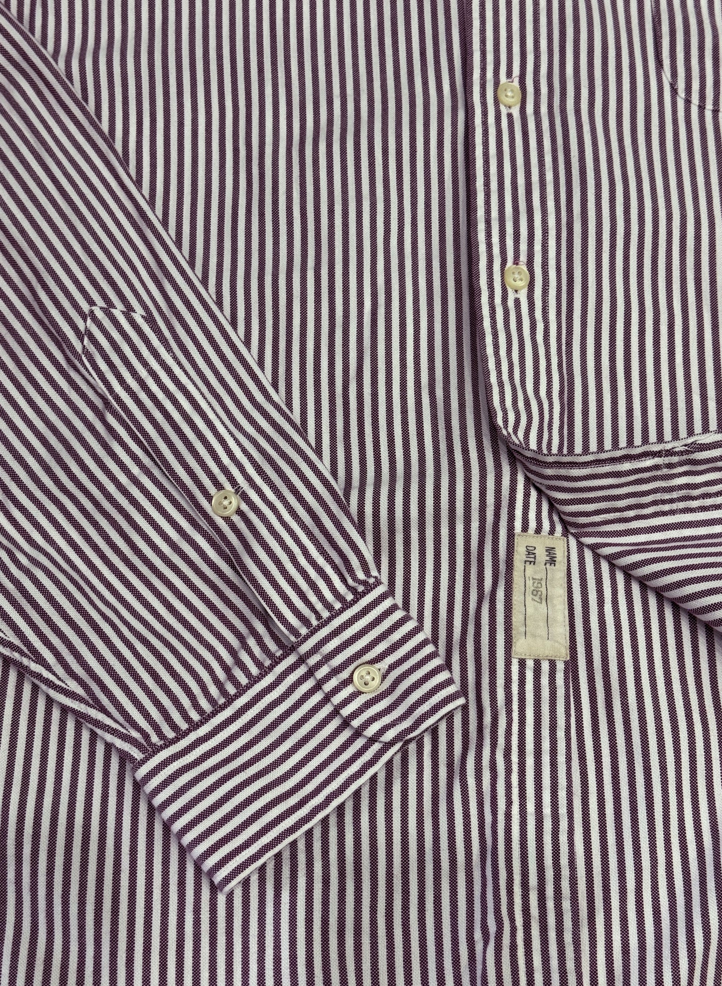 (SUP-118)  POLO RALPH LAUREN STRIPE SHIRT  (XL)