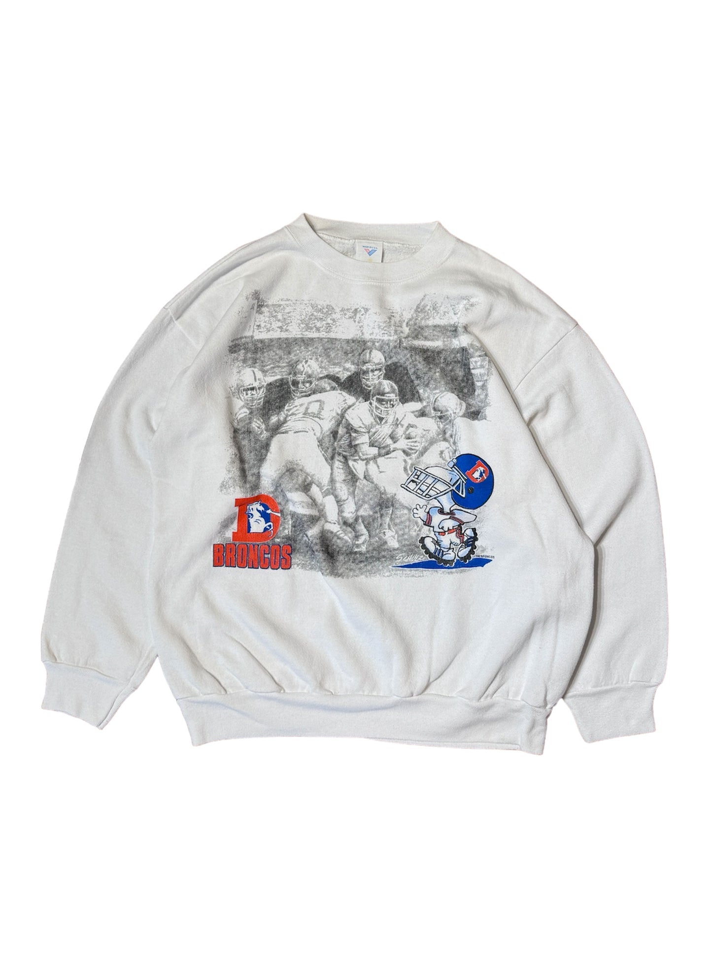 (SUP-002)  BRONCOS x SNOOPY SWEAT  (L)