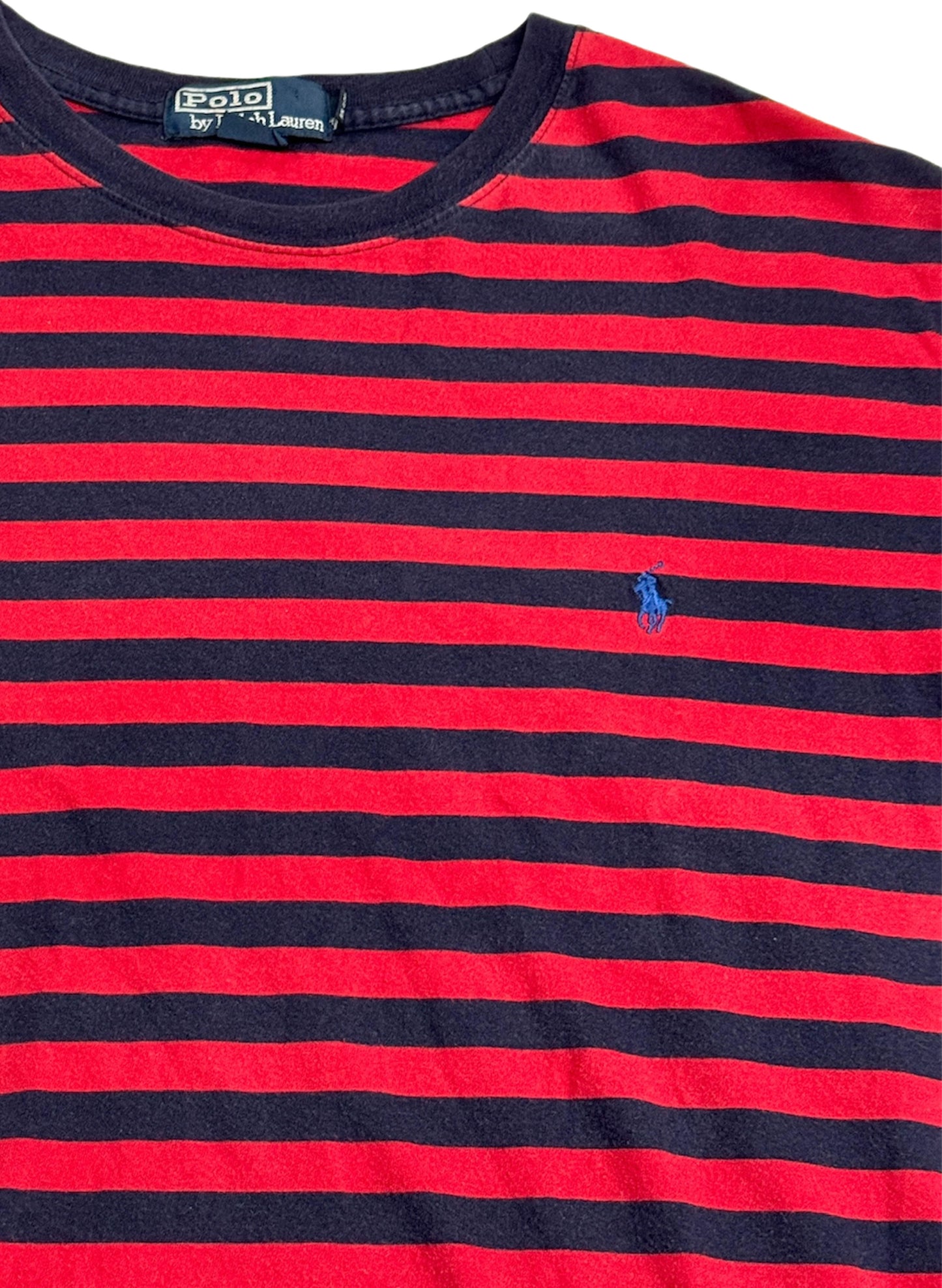 (SUP-115)  POLO RALPH LAUREN BORDER TEE  (L)