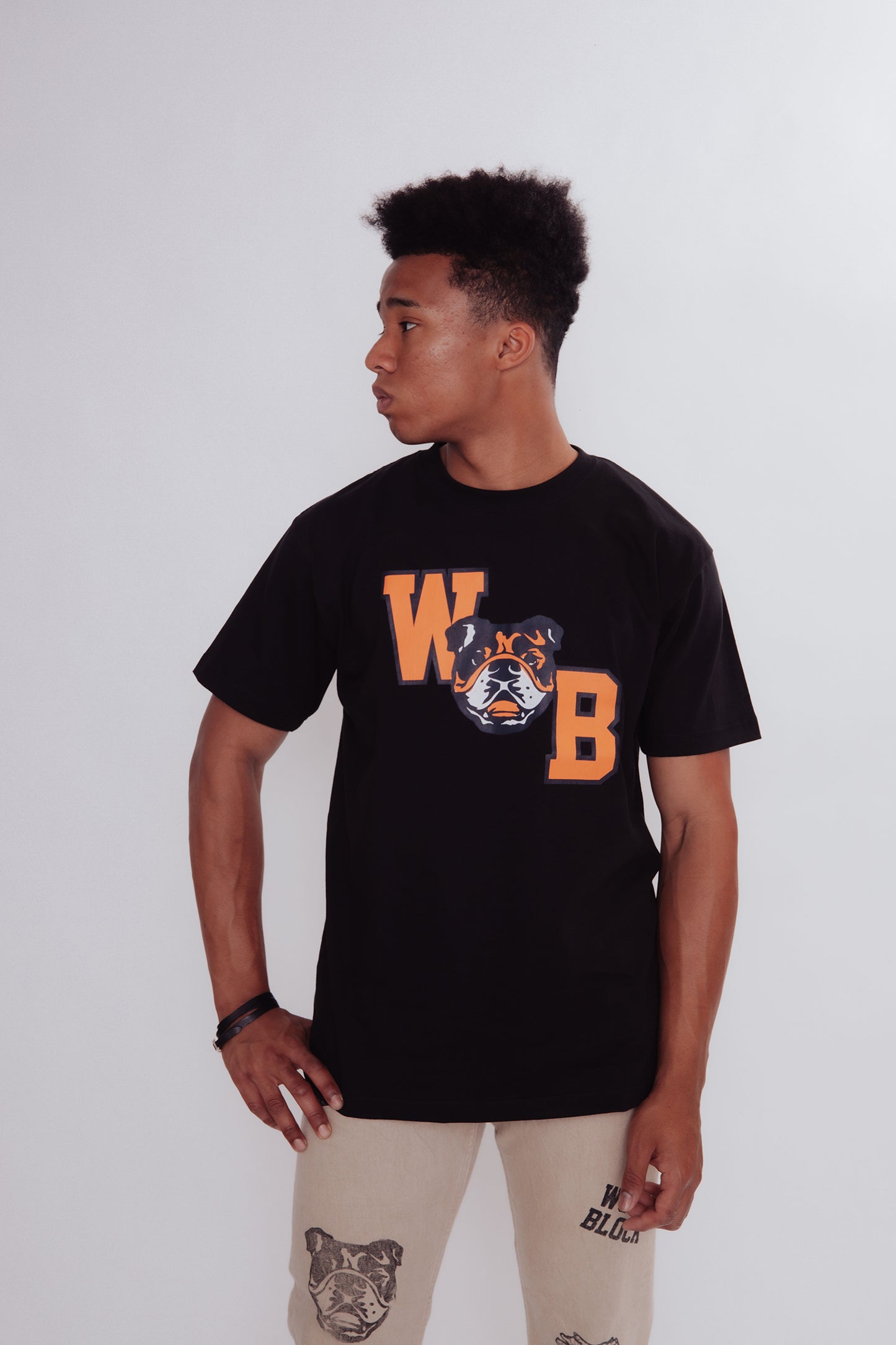 WOODBLOCK BULLDOG TEE