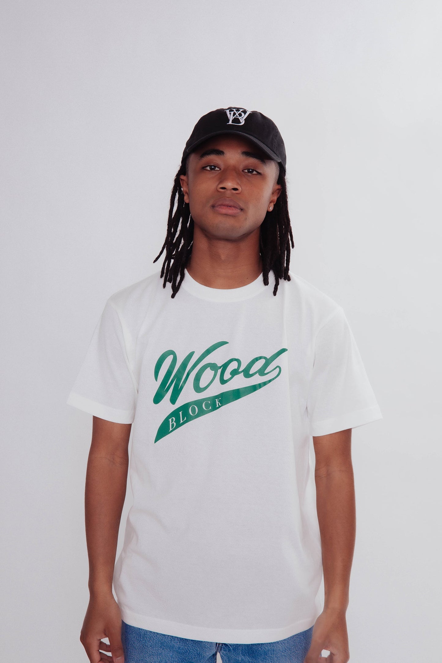 WOODBLOCK SCRIPT LOGO TEE