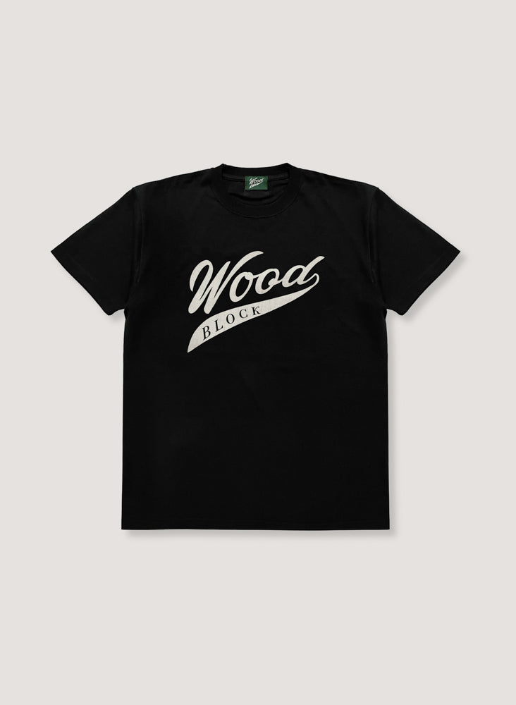 WOODBLOCK SCRIPT LOGO TEE