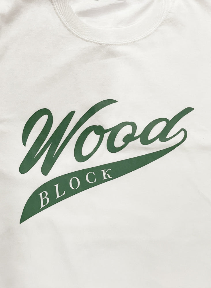 WOODBLOCK SCRIPT LOGO TEE