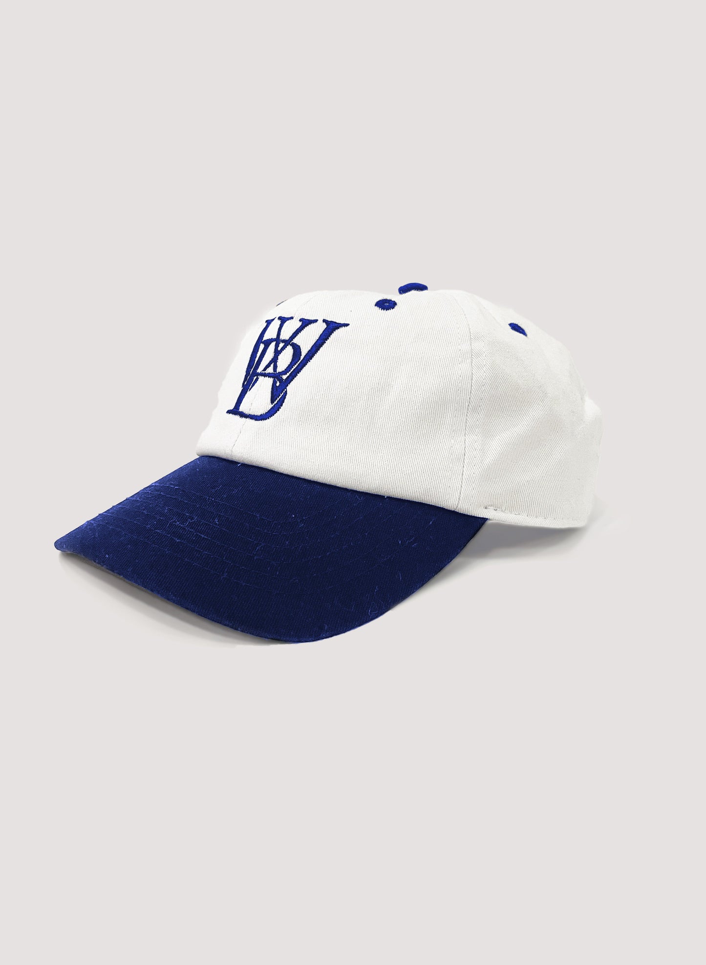 WOODBLOCK WB CLASSIC LOGO 2TONE CAP WHITE/BLUE (WB-25SS-023)