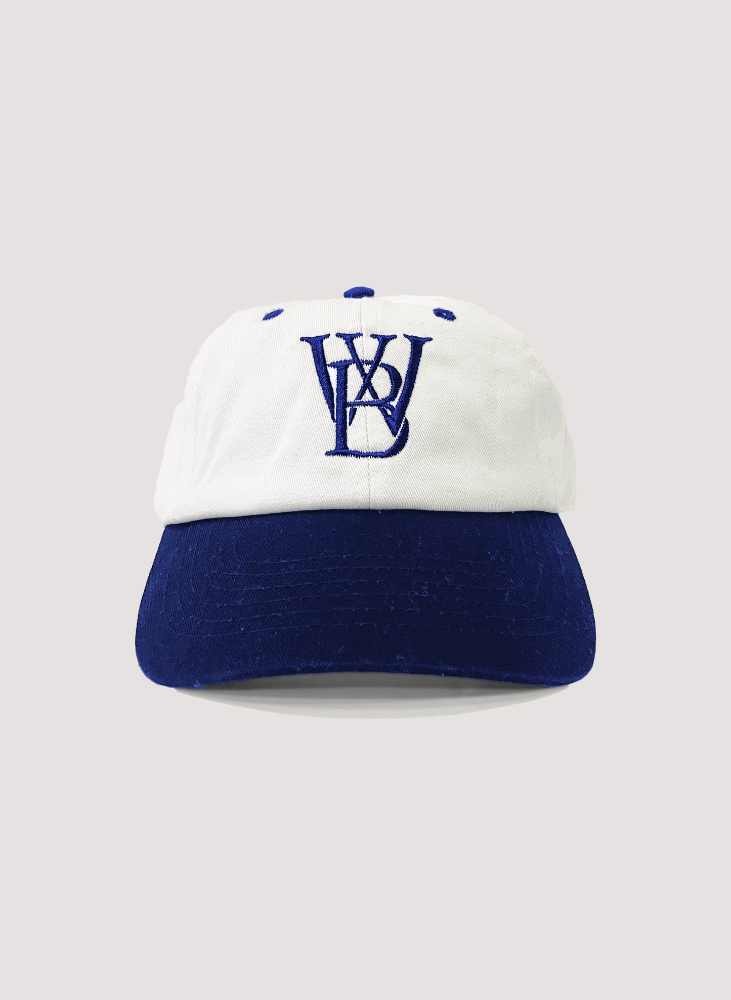 WOODBLOCK WB CLASSIC LOGO 2TONE CAP WHITE/BLUE (WB-25SS-023)