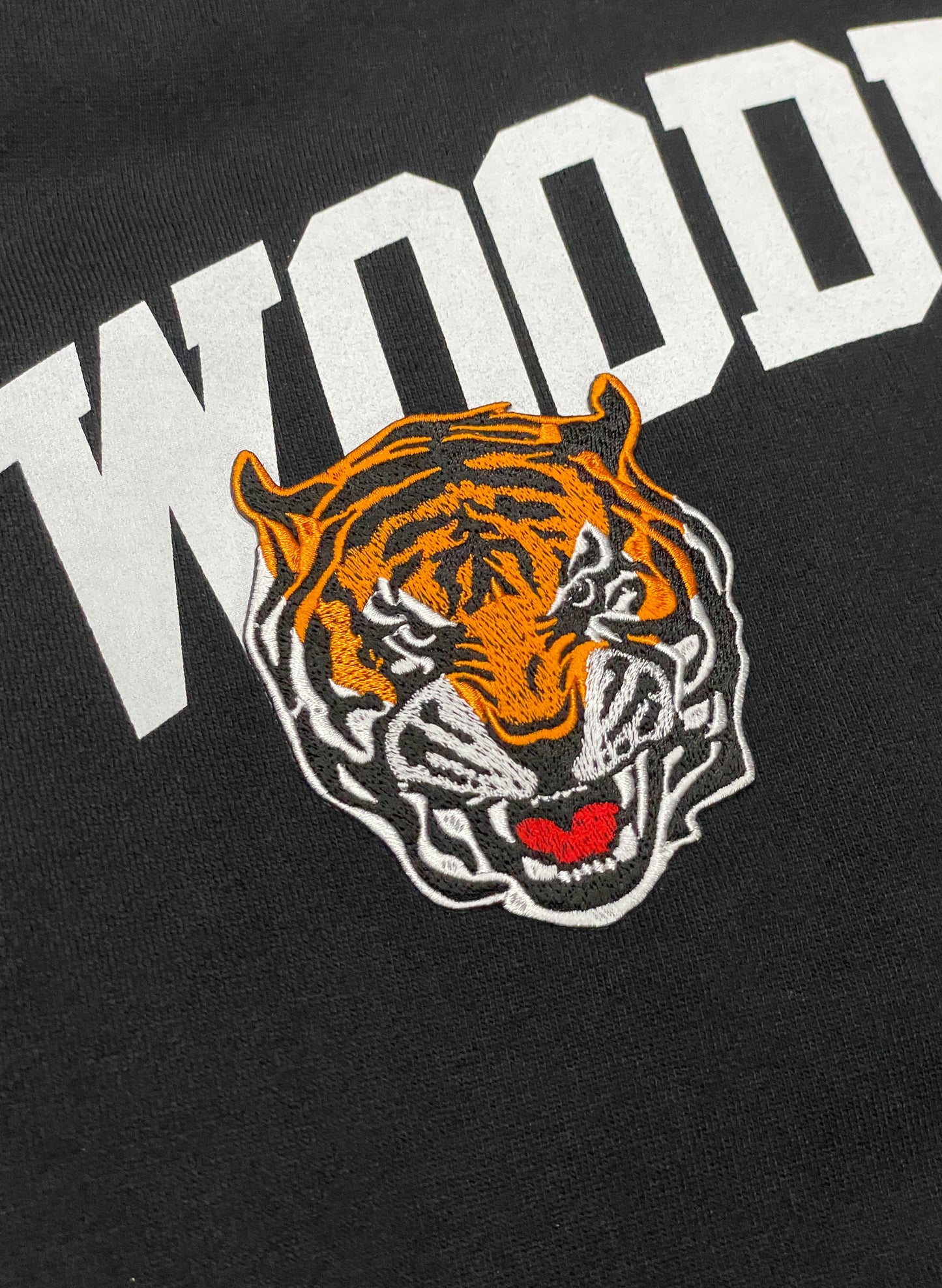 WOODBLOCK 2PATCHES CREW NECK SWEAT(22AW-019)