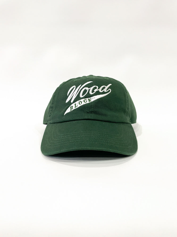 WOODBLOCK SCRIPT LOGO CAP