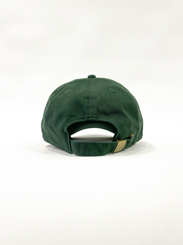 WOODBLOCK ARCH LOGO CAP GREEN