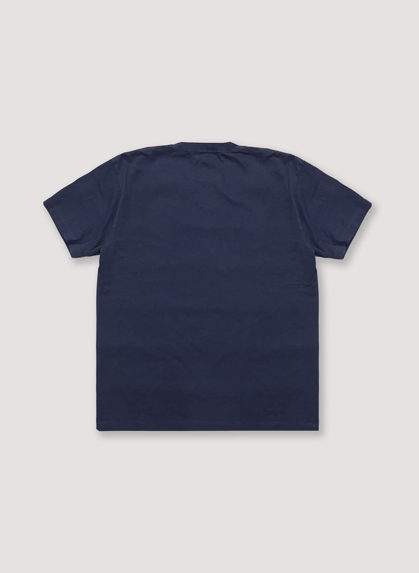 WOODBLOCK CHIEF HEAD COLLEGE LOGO TEE(NAVY)