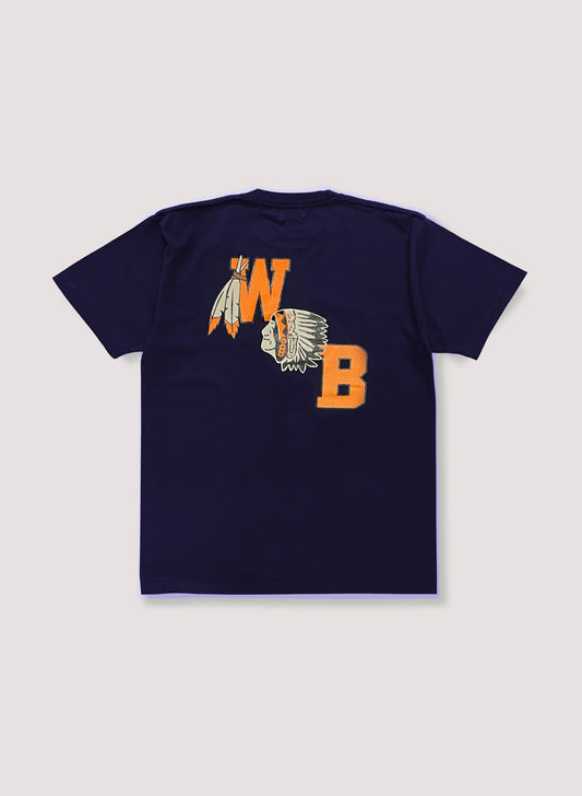 WOODBLOCK WB CHIEF HEAD BP T-SHIRT(23SS-017-NAVY)