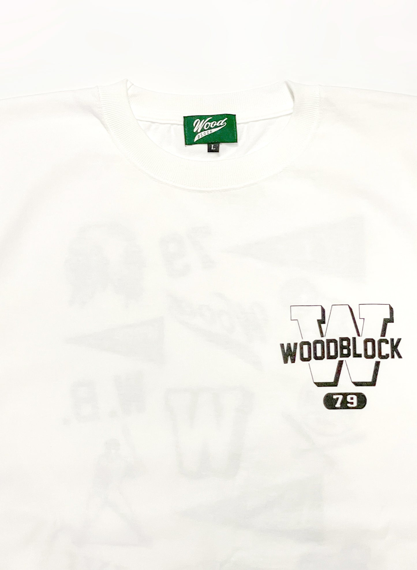 WOODBLOCK MULTI LOGO TEE (WHITE)