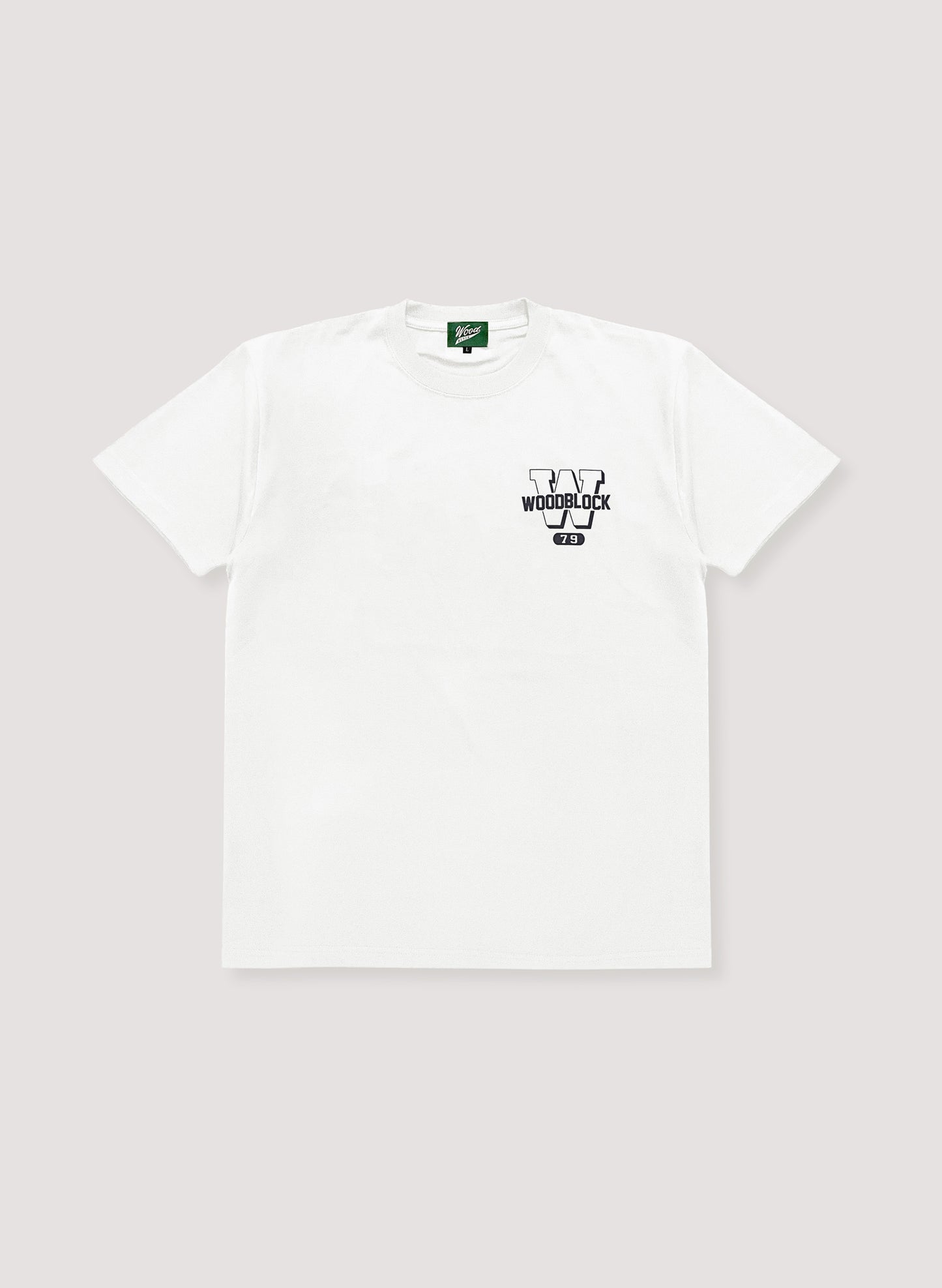 WOODBLOCK MULTI LOGO TEE (WHITE)