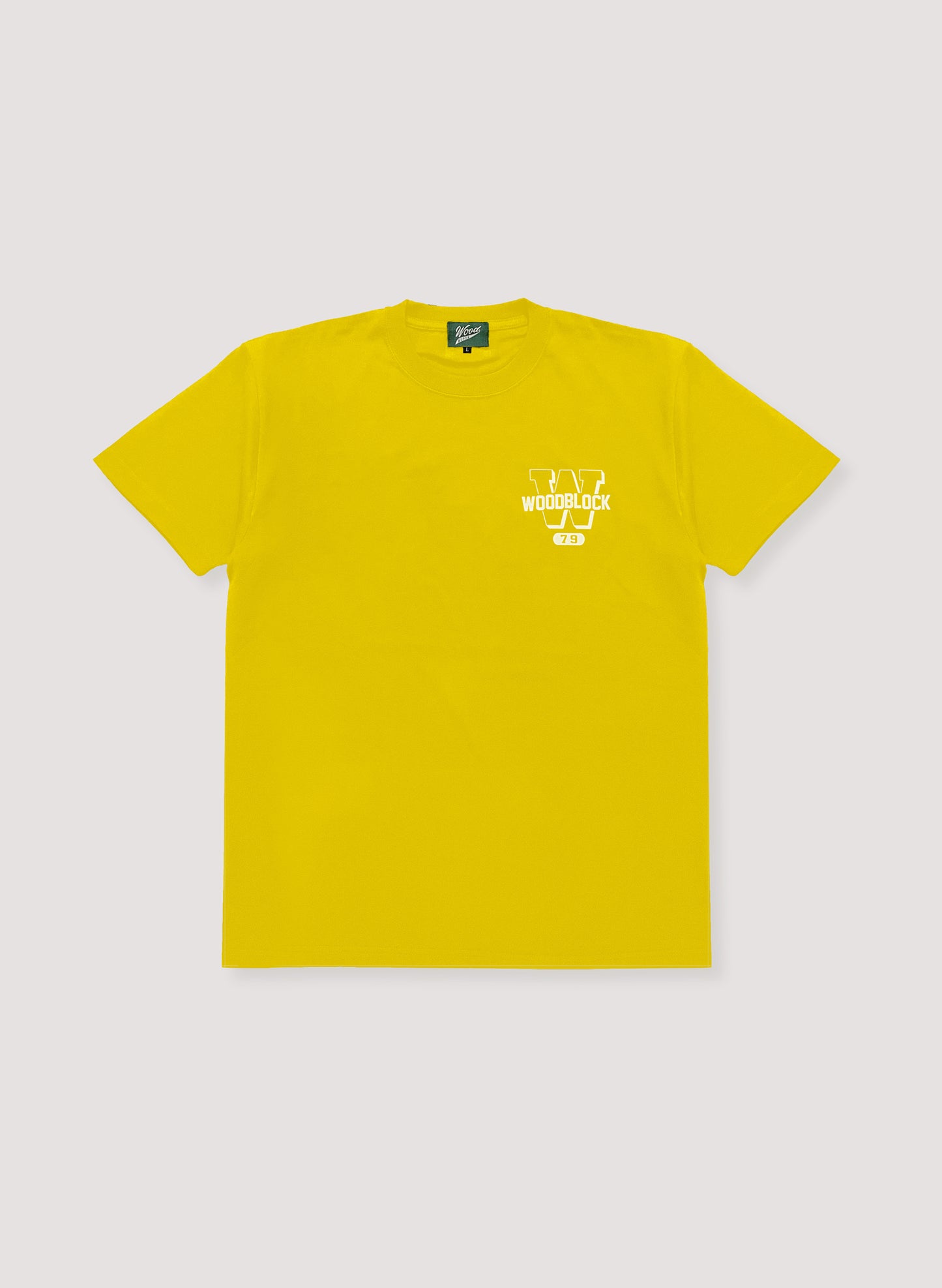 WOODBLOCK MULTI LOGO TEE (YELLOW)