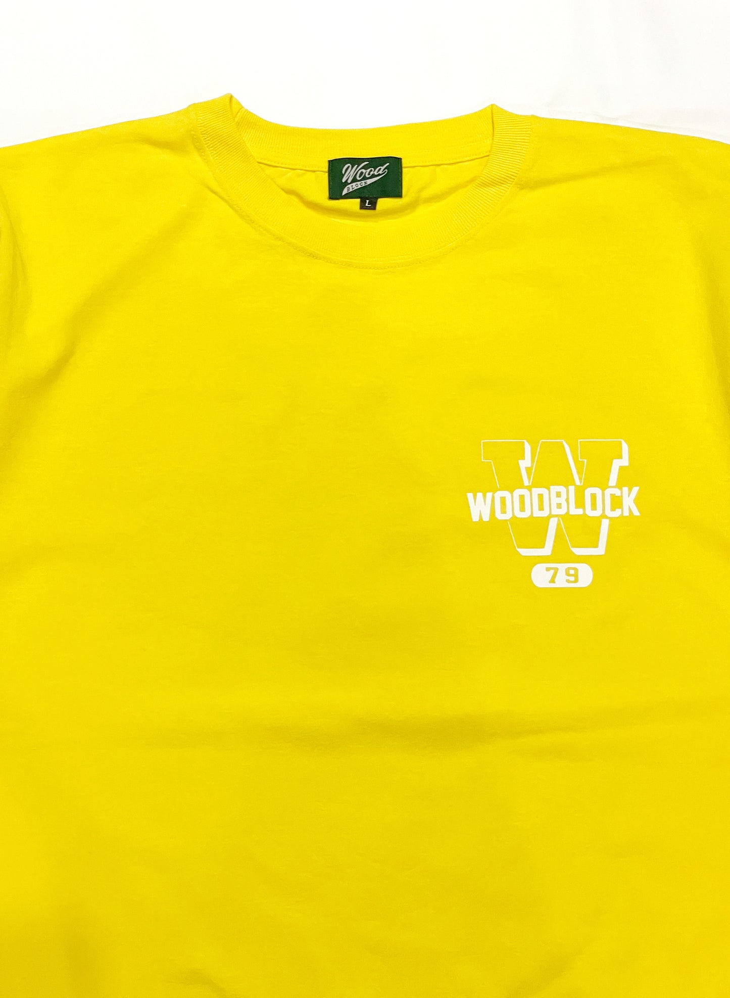 WOODBLOCK MULTI LOGO TEE (YELLOW)