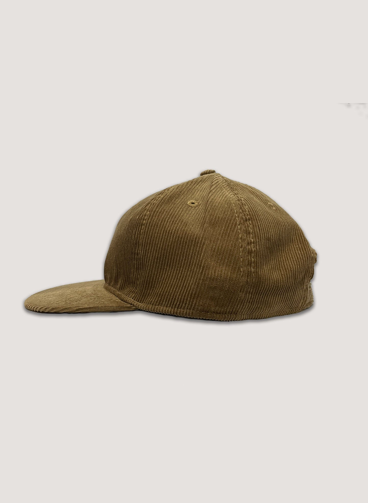 WOODBLOCK LABEL CORDUROY CAP TAN(WB-23AW-021)