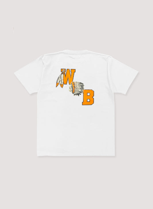 WOODBLOCK WB CHIEF HEAD BP T-SHIRT (23SS-017-WHITE)