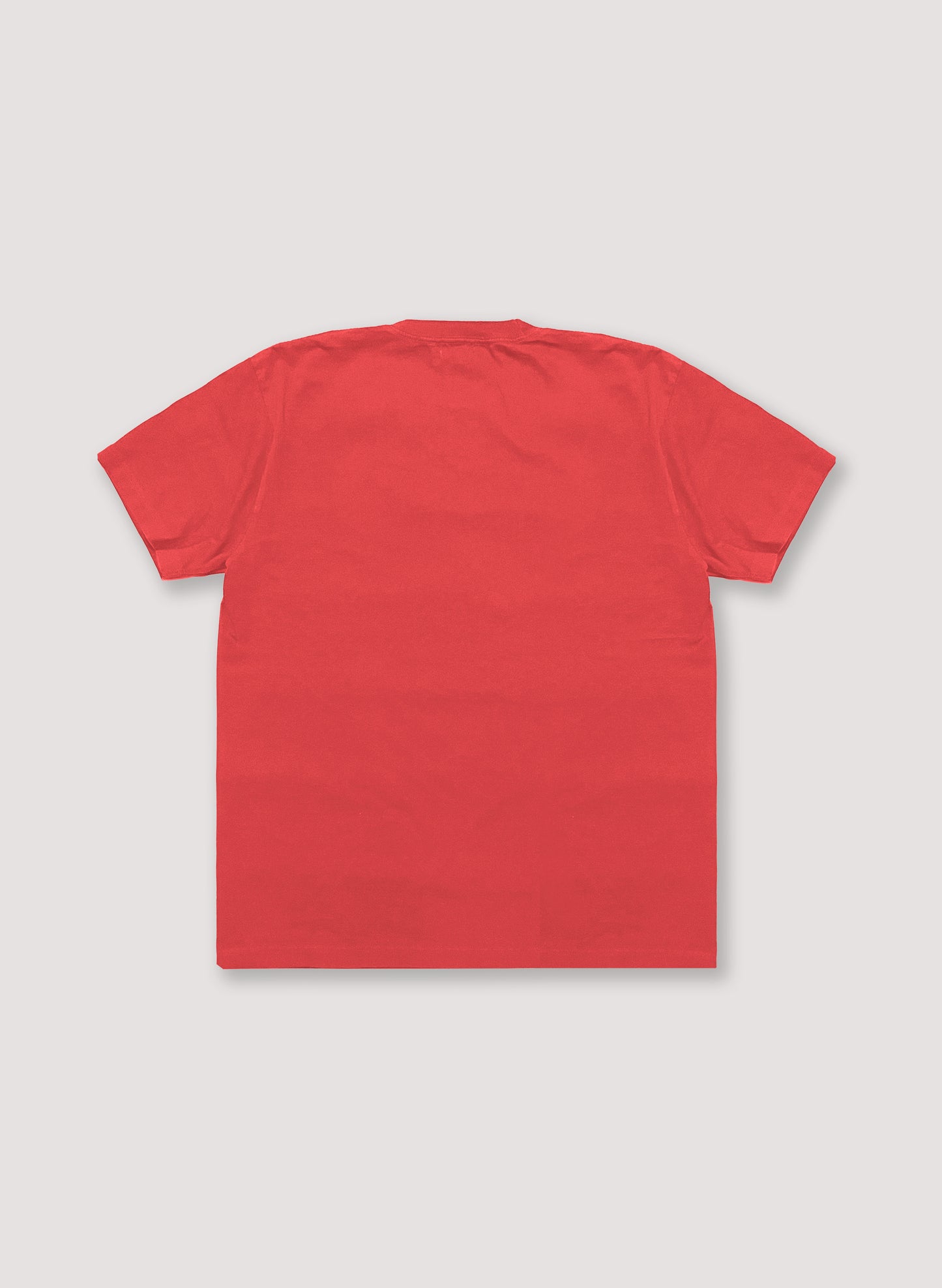 WOODBLOCK CHIEF HEAD COLLEGE LOGO TEE(RED)