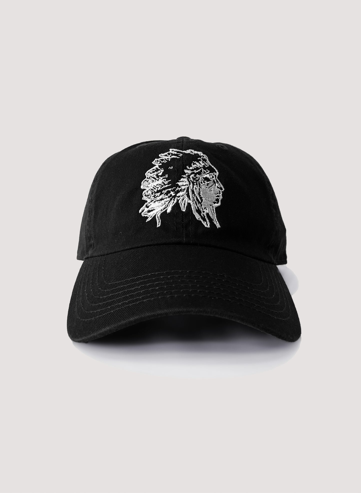 WOODBLOCK CHIEF HEAD CAP(BLACK)